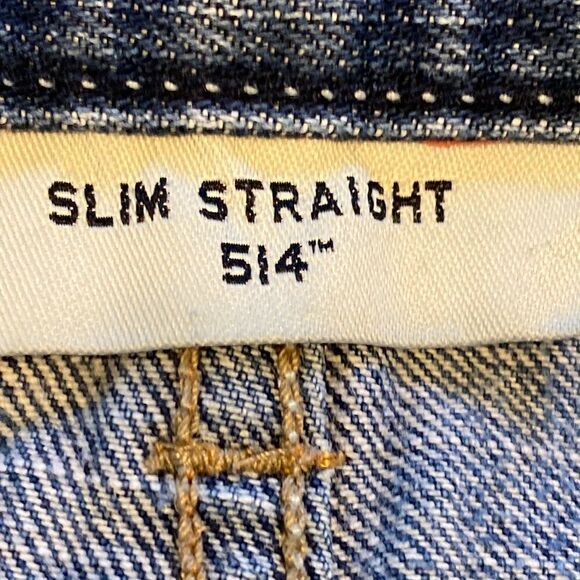 Levi’s 514 Men’s Denim Jeans Slim Straight Size 36x30 - Picture 5 of 10
